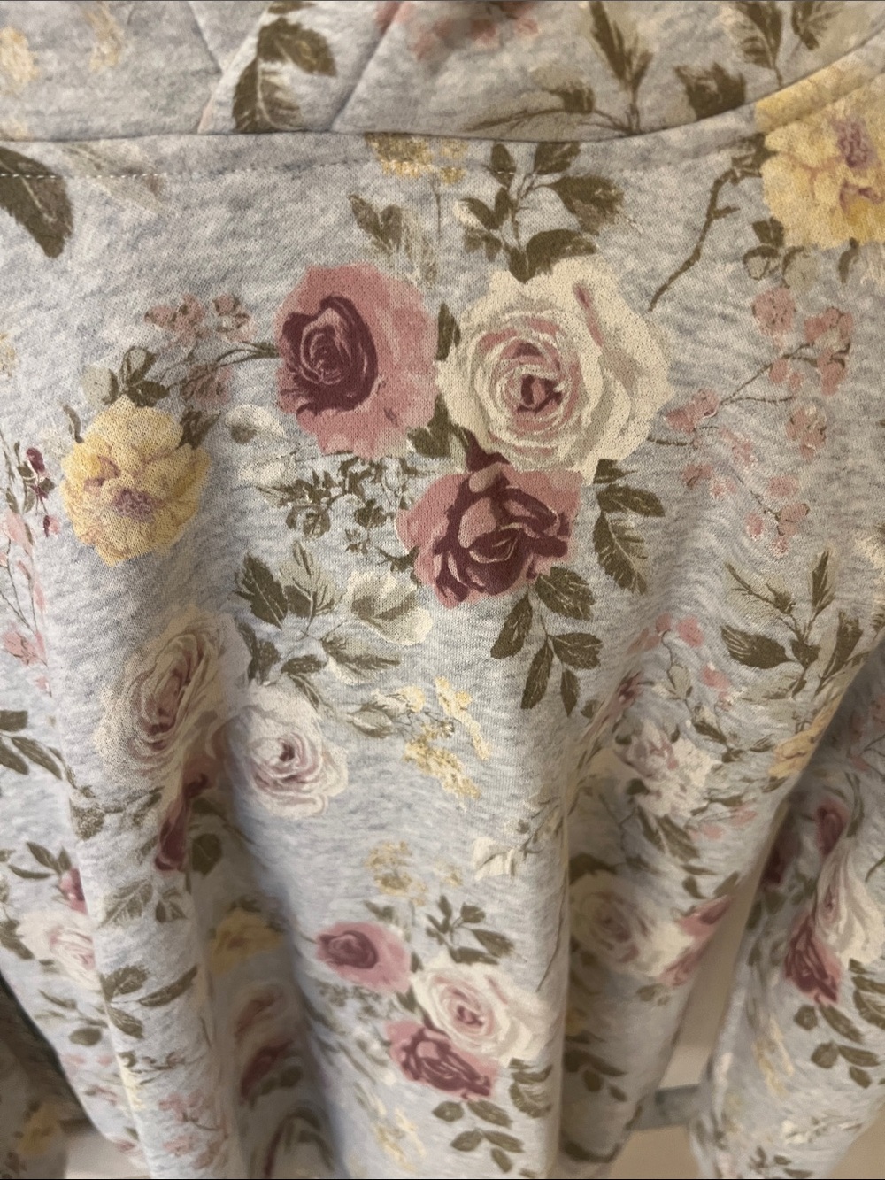 Abercrombie and Fitch soft collection women’s floral hoodie size s - Picture 2 of 6